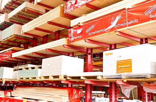 Linzmeier Baumarkt Ochsenhausen - Holzlager