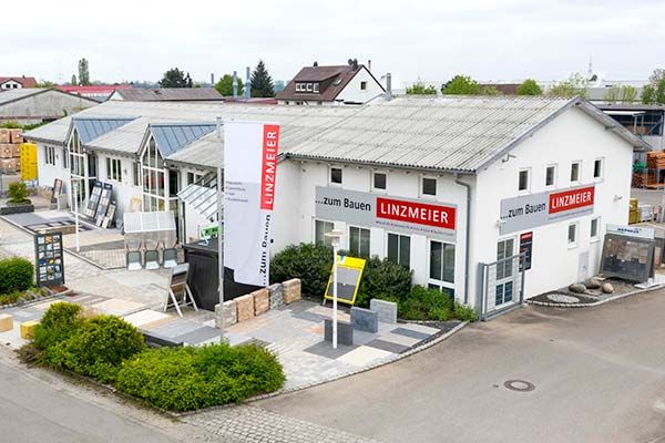 Luftbild Linzmeier Baustoffe Langenau